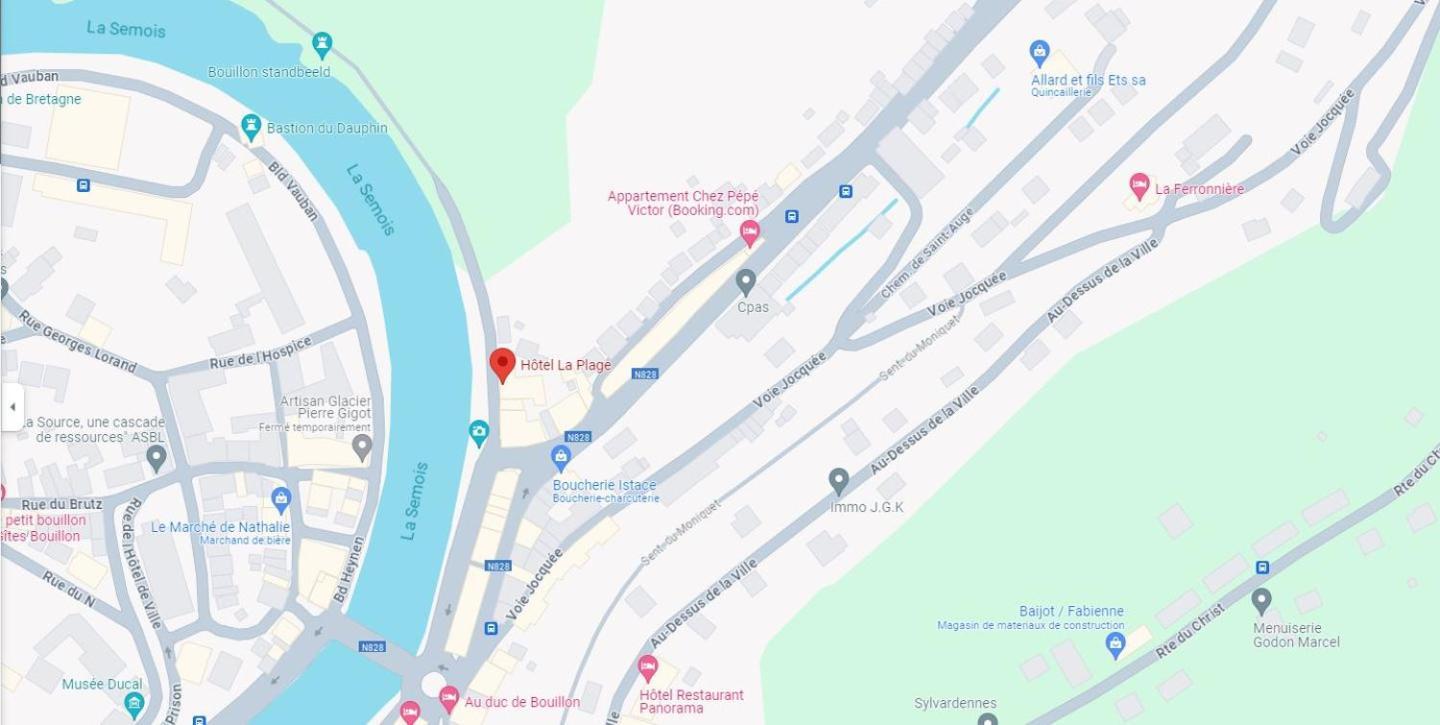 Hotel La Plage Bouillon Ngoại thất bức ảnh